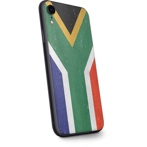 South Africa Flag Distressed iPhone XR Skin